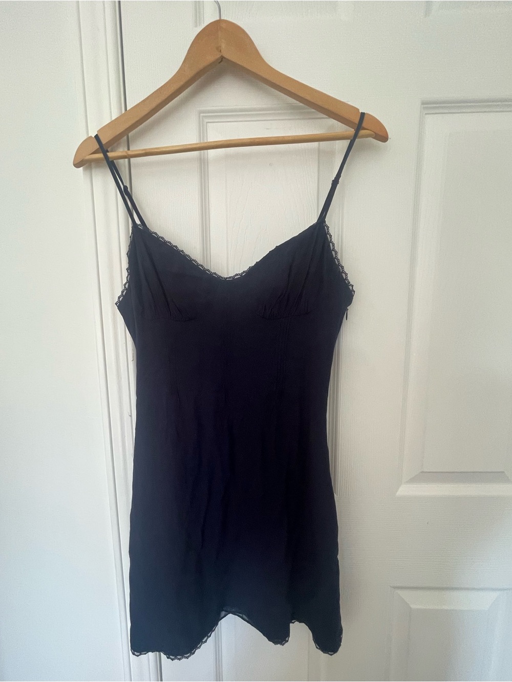 Aritzia Wilfred Navy Blue Summer Dress